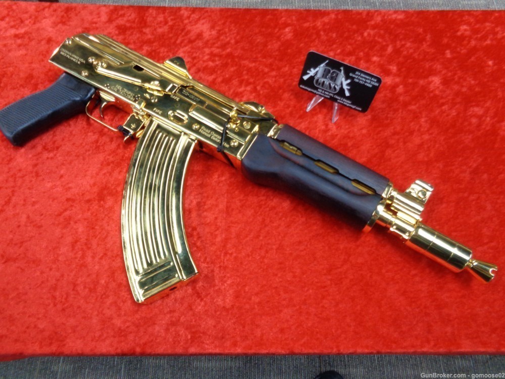 Zastava ZPAP 92 AK/47 FACTORY GOLD Pistol 7.62x39 NEW WE TRADE & BUY GUNS!-img-8