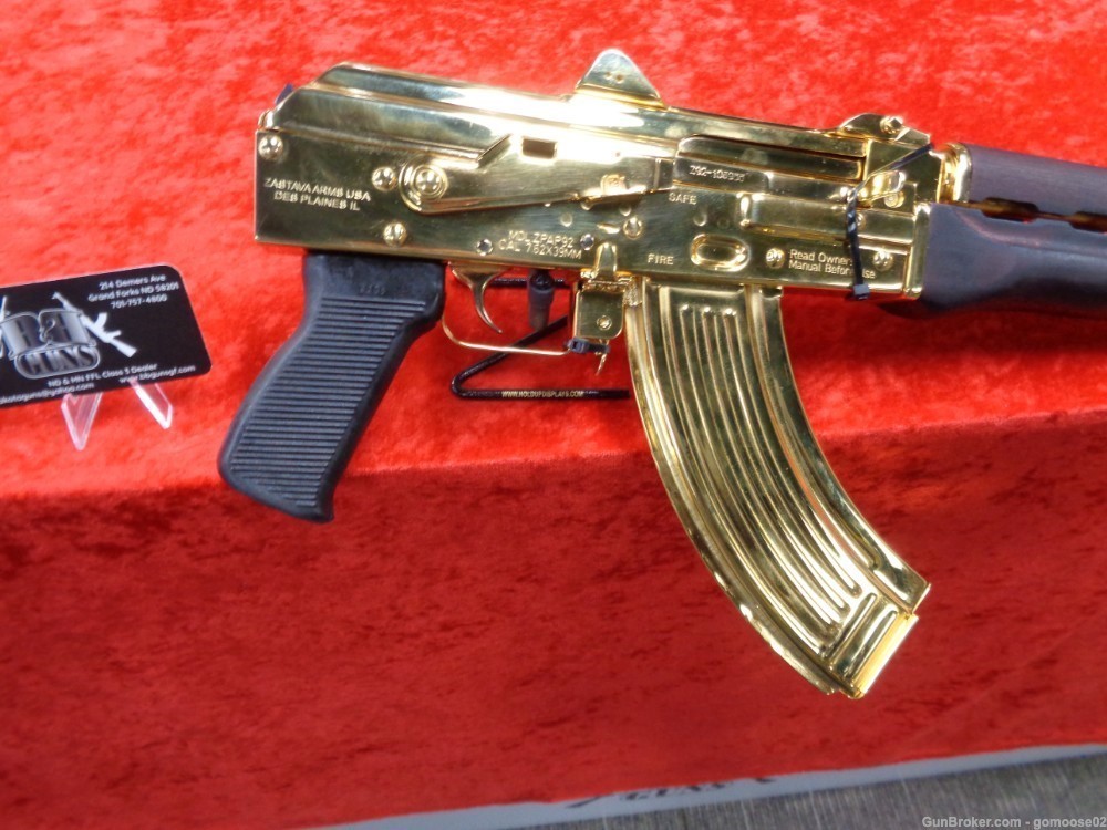 Zastava ZPAP 92 AK/47 FACTORY GOLD Pistol 7.62x39 NEW WE TRADE & BUY GUNS!-img-1