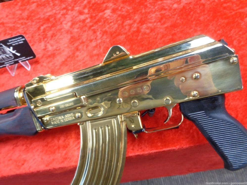 Zastava ZPAP 92 AK/47 FACTORY GOLD Pistol 7.62x39 NEW WE TRADE & BUY GUNS!-img-7