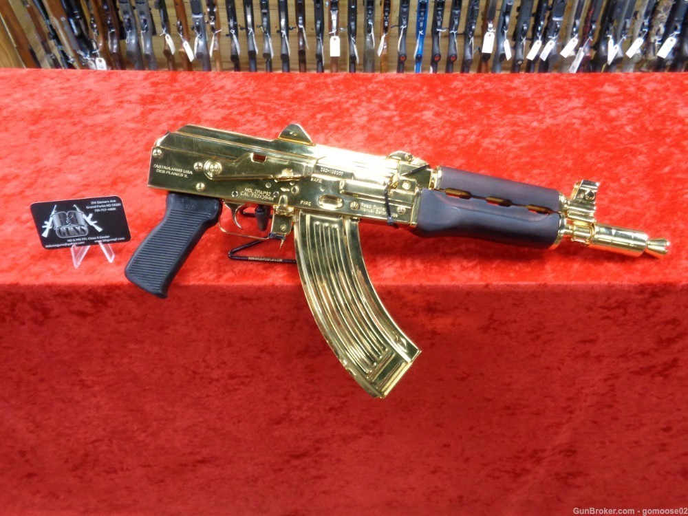 Zastava ZPAP 92 AK/47 FACTORY GOLD Pistol 7.62x39 NEW WE TRADE & BUY GUNS!-img-0