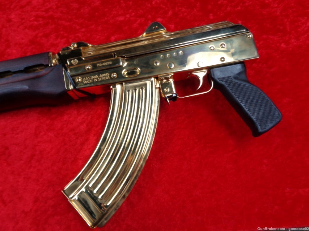 Zastava ZPAP 92 AK/47 FACTORY GOLD Pistol 7.62x39 NEW WE TRADE & BUY GUNS!-img-11