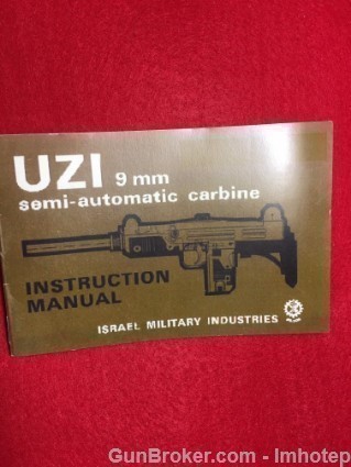 UZI Owner's Manual Model A 9MM SA -img-1