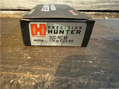 HORNADY 300 RCM 178 Gr ELD-X Precision Hunter 20 Rds No CC Fees