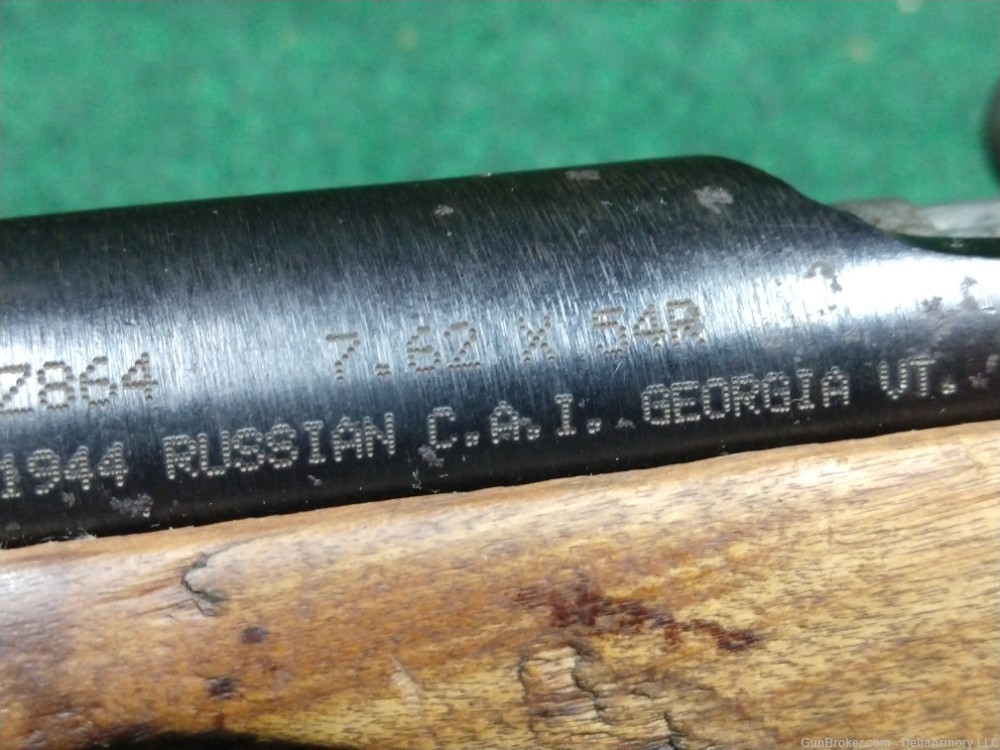 Mosin Nagant M1944 Carbine Bolt Rifle 7.62 x 54R PENNY START -img-25