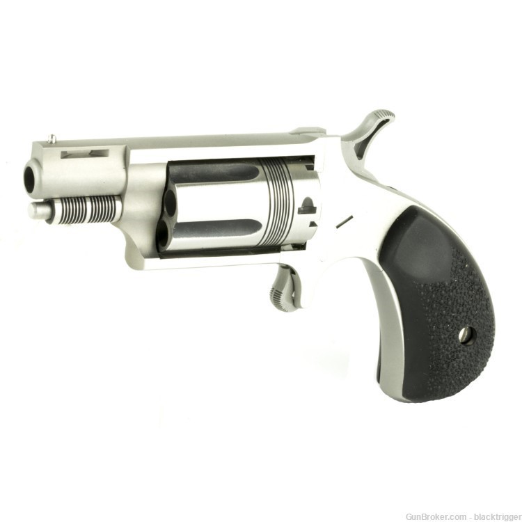 NAA 22MSCTW Wasp 22 LR,22 Mag 5rd 1.13" Overall Stainless Steel Black Grip -img-3