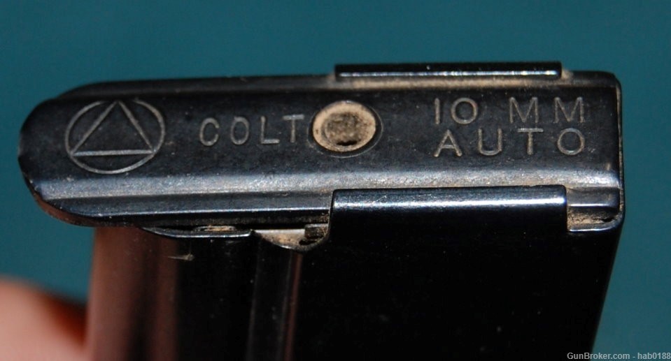 Colt Delta Elite 8 Round Blue 10mm Magazine OEM Factory Original-img-1