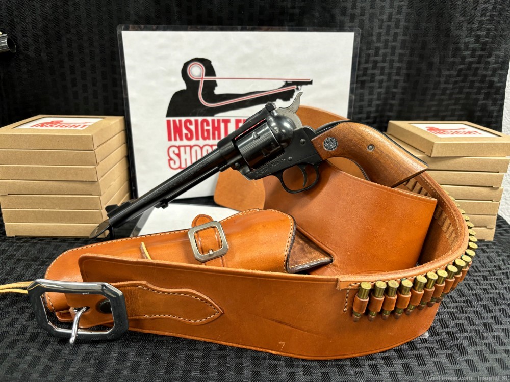 Ruger New Model Single Six .22 Mag with Bianchi Gun Belt -img-0