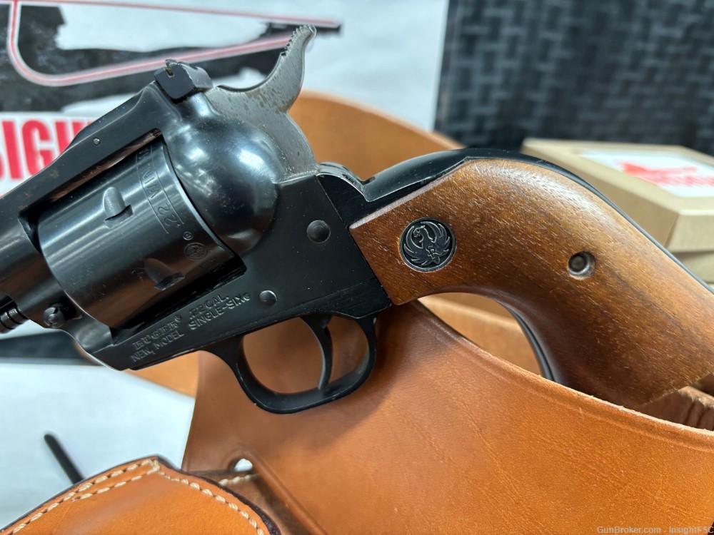 Ruger New Model Single Six .22 Mag with Bianchi Gun Belt -img-1