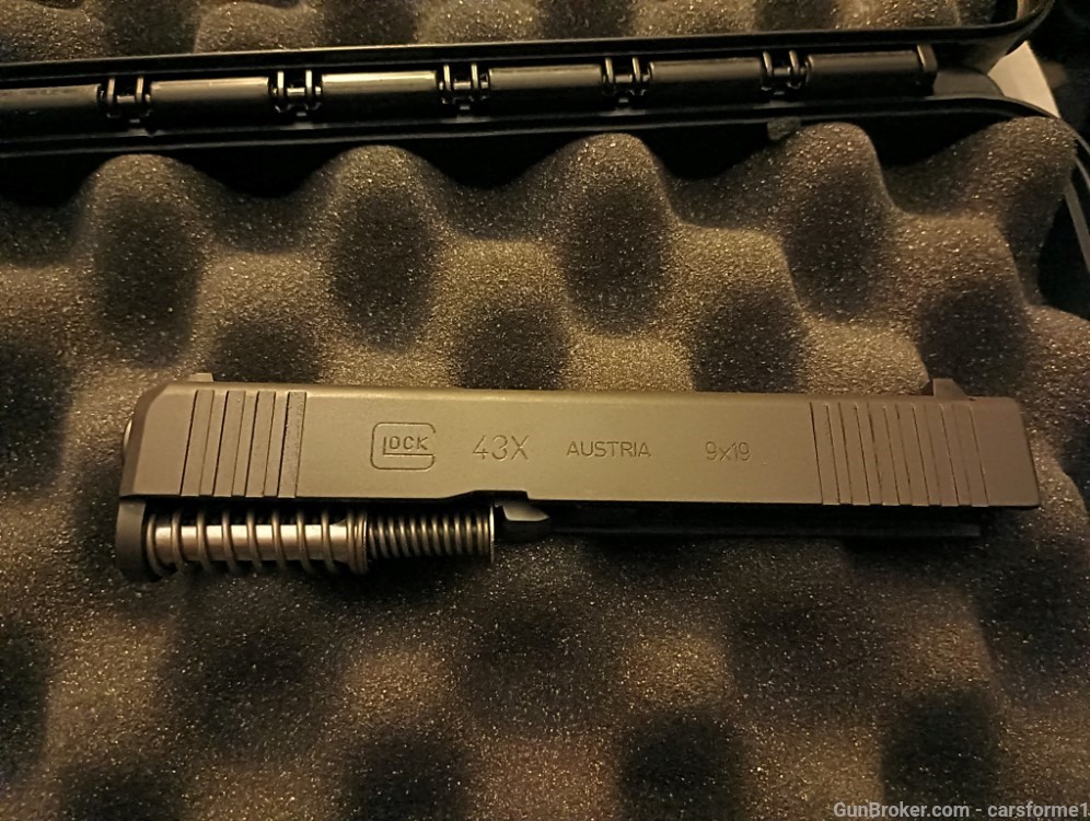 Glock 43X G43X complete slide / Factory OEM extra clean-img-3