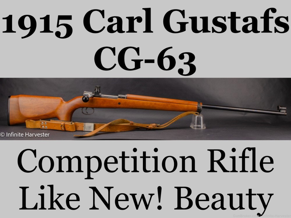 Carl Gustafs CG-63 Competition Rifle Mauser- Swedish Mauser FSR Mauser M96-img-0