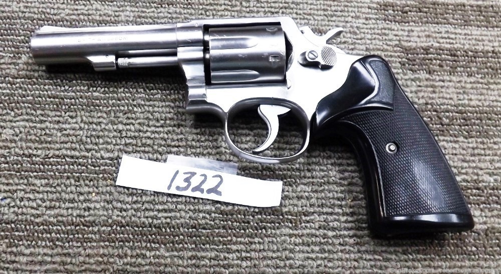S&W .357 model 65-2 Stainless 4” HB Satin TH VG 1980 VG Smith & Wesson -img-0