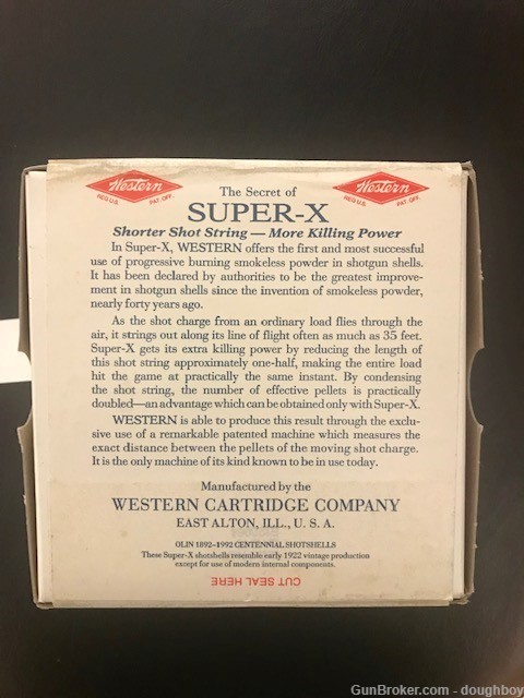 Western Super-X 1992 CENTENNIAL Box Sealed & Full-img-3
