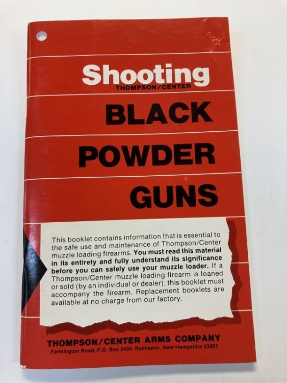 shooting blackpowder guns thompson center arms-img-0