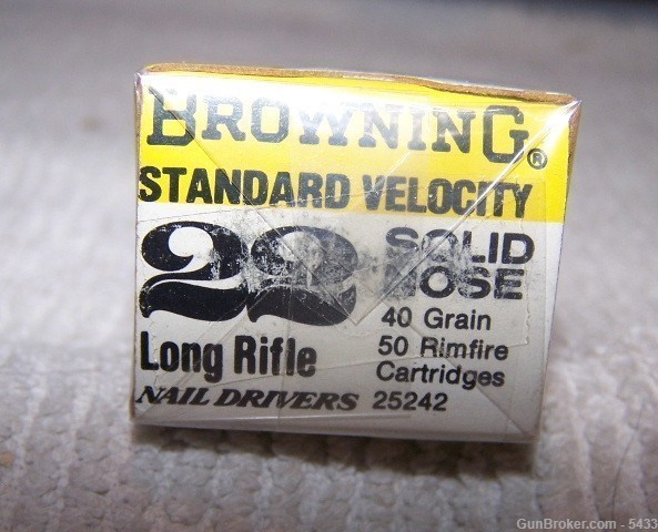 Browning 22 LR STD. VELOCITY Scarce-img-2