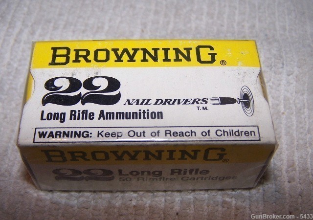 Browning 22 LR STD. VELOCITY Scarce-img-0