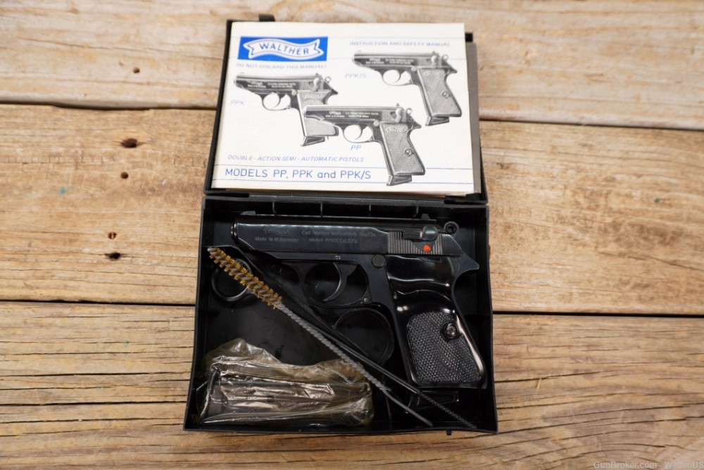 Walther PPK/s .22LR Interarms NIB 1980 EXC w/ target Germany PPk -img-2