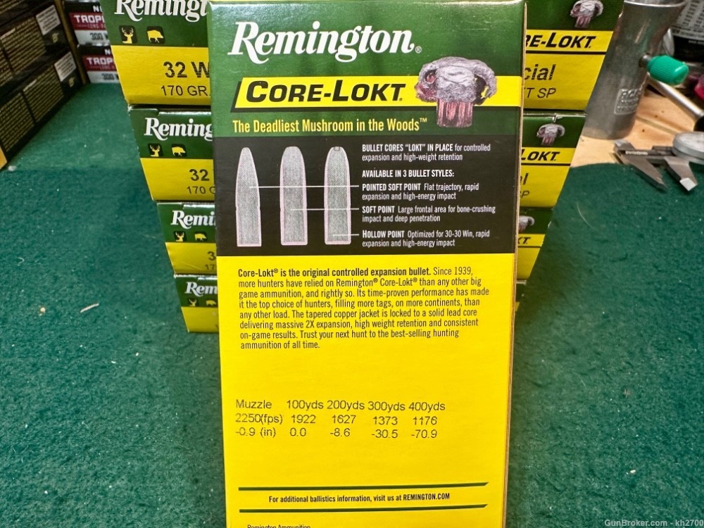 200 rds of 32 Win Special Core Lokt SP 170 Grain Ammo lever action-img-1