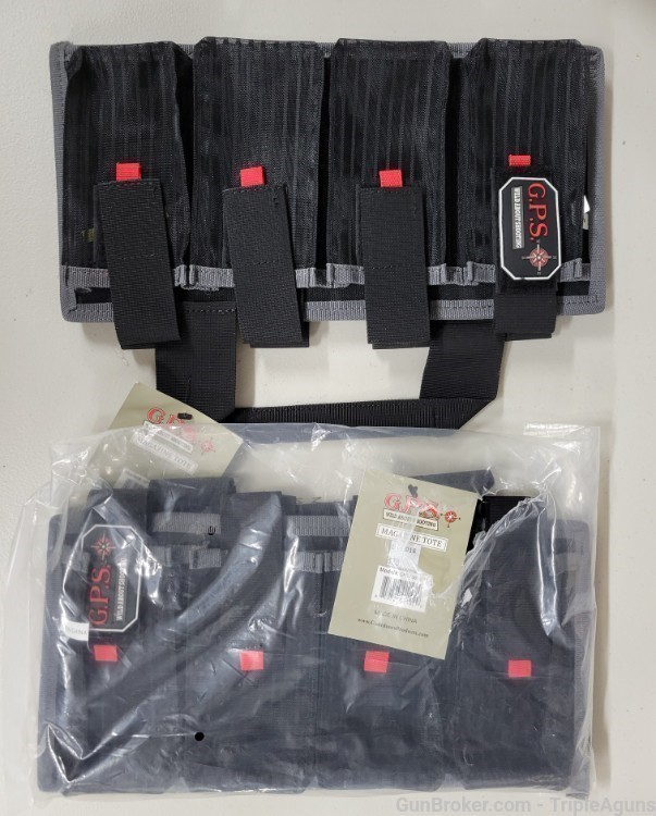 GPS Outdoor AR15 30rd magazine tote holds 8 mags lot of 2-img-0