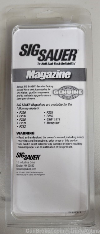 Sig Sauer P239 9mm 8rd factory magazine MAG-239-9-8-img-1