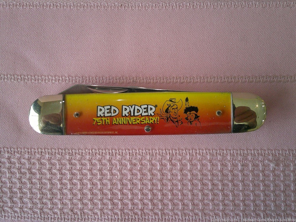 NIB Colt Red Ryder 75th Anniversary “Little Beaver” 2 Blade Collector Knife-img-18