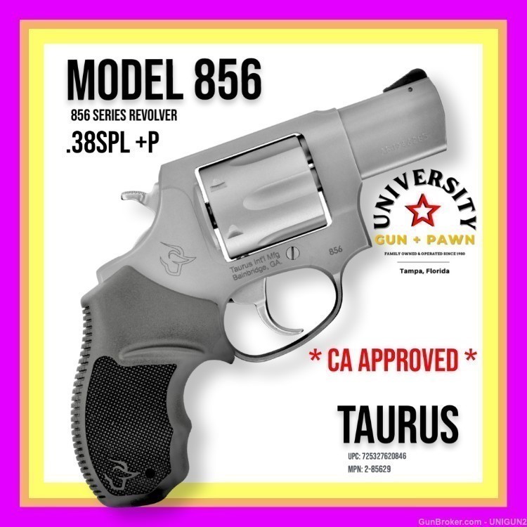 TAURUS 856 856CH 2" Revolver 2-85629-img-0