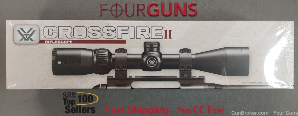 Vortex Crossfire II 2-7x32mm Rimfire Riflescope V-PLEX MOA CF2-31001R-img-0