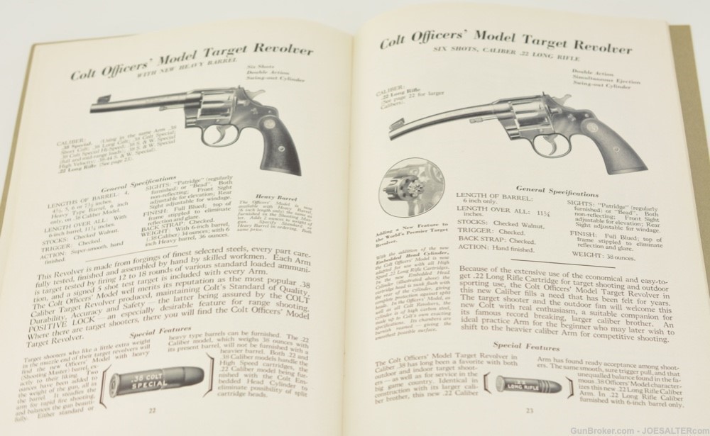 1937 Colt Firearms Arm of Law and Order Gun Catalog with Price List-img-4