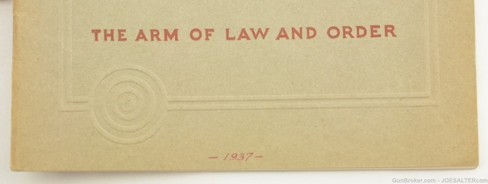 1937 Colt Firearms Arm of Law and Order Gun Catalog with Price List-img-1