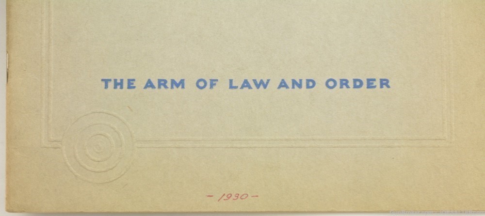 1930 Colt Firearms Arm of Law and Order Gun Catalog with Price List-img-1
