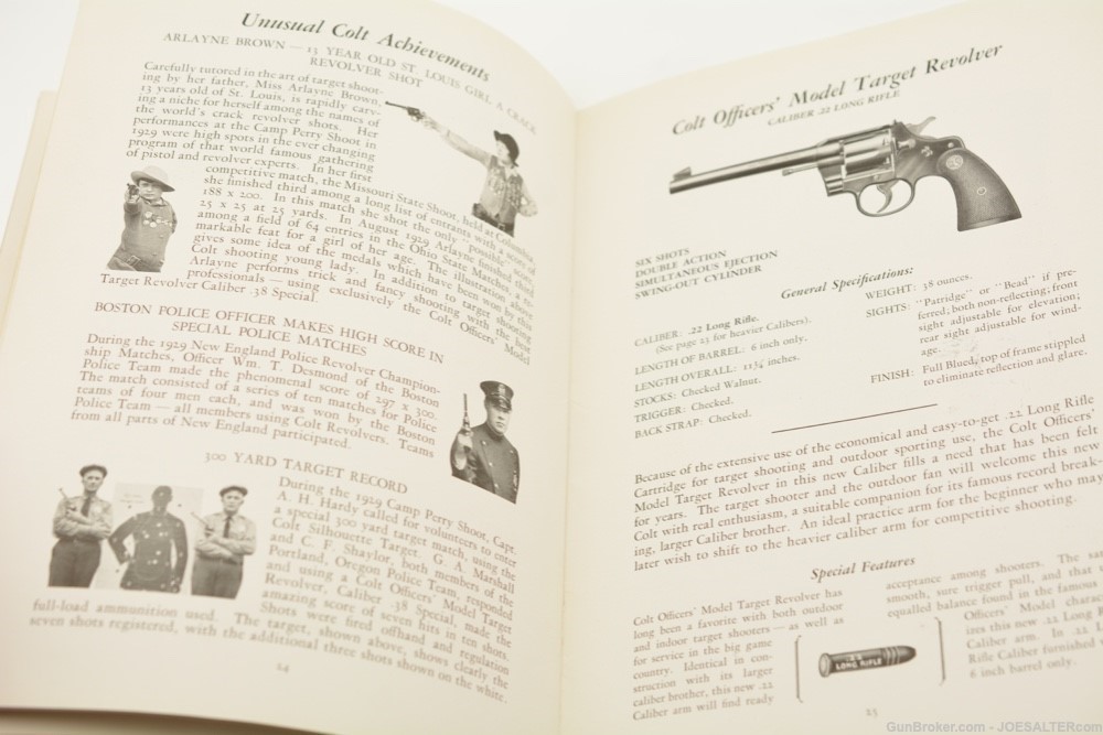 1930 Colt Firearms Arm of Law and Order Gun Catalog with Price List-img-4