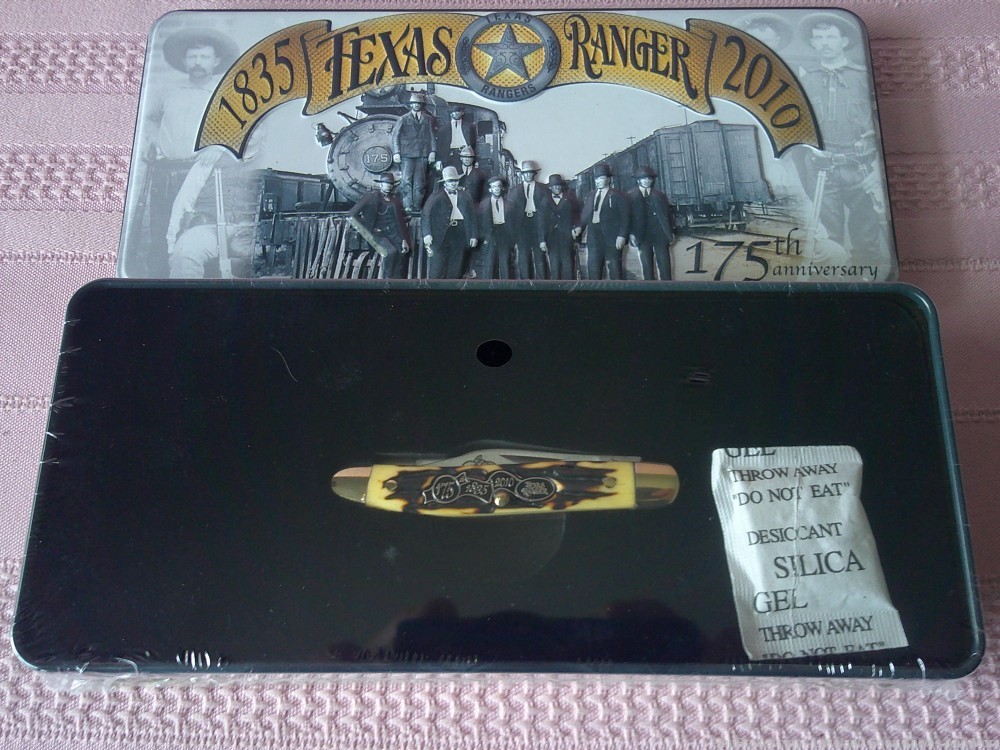 New Still Sealed! Texas Ranger 1835-2010 Schrade 175th. Anniversary Knife!-img-6