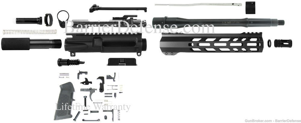 U-Build AR15 10.5" 556 Pistol Complete Kit AR-15 5.56/.223 AR-15-img-0