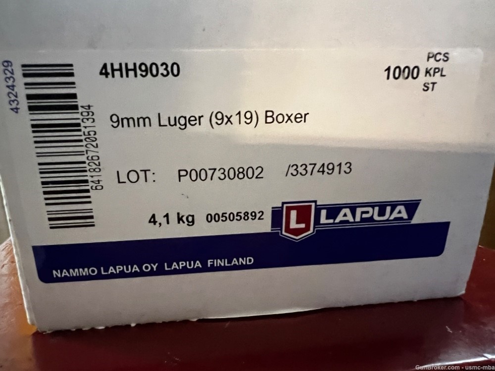 Lapua 9mm brass 1000 New-img-0