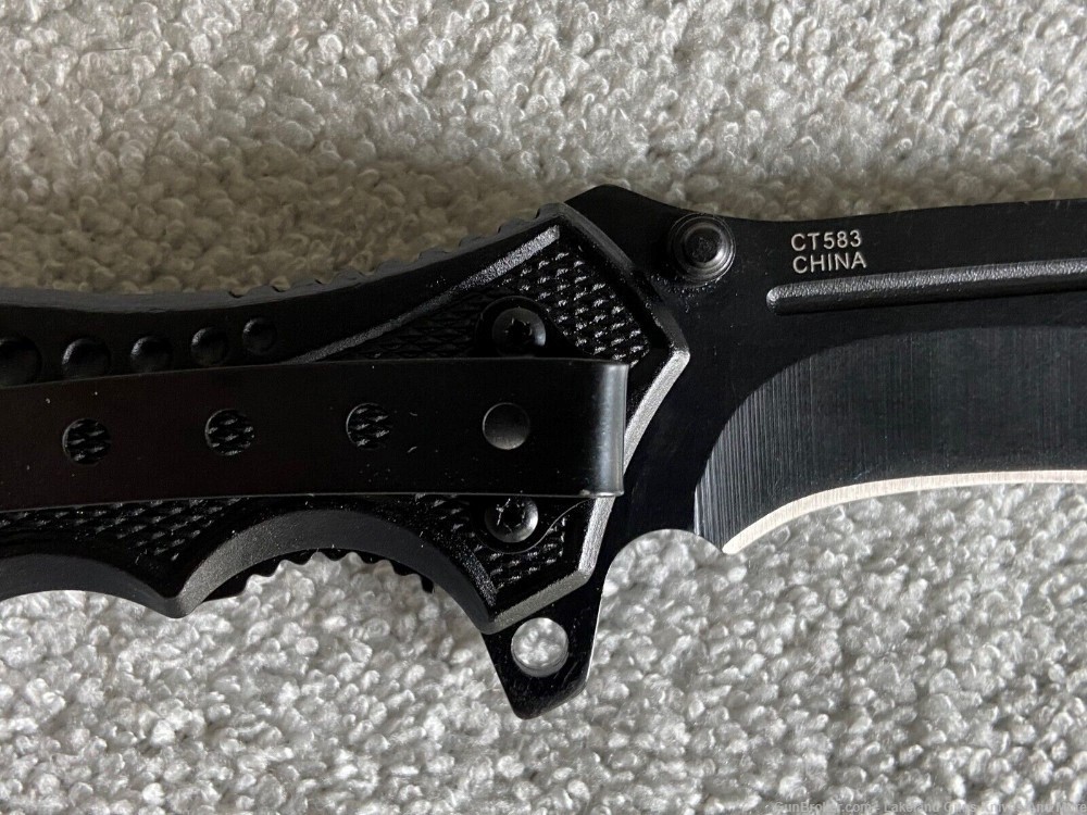 CT583 COLT Tactical Black Emergency Rescue Glass Breaker Belt Cutter Knife!-img-5