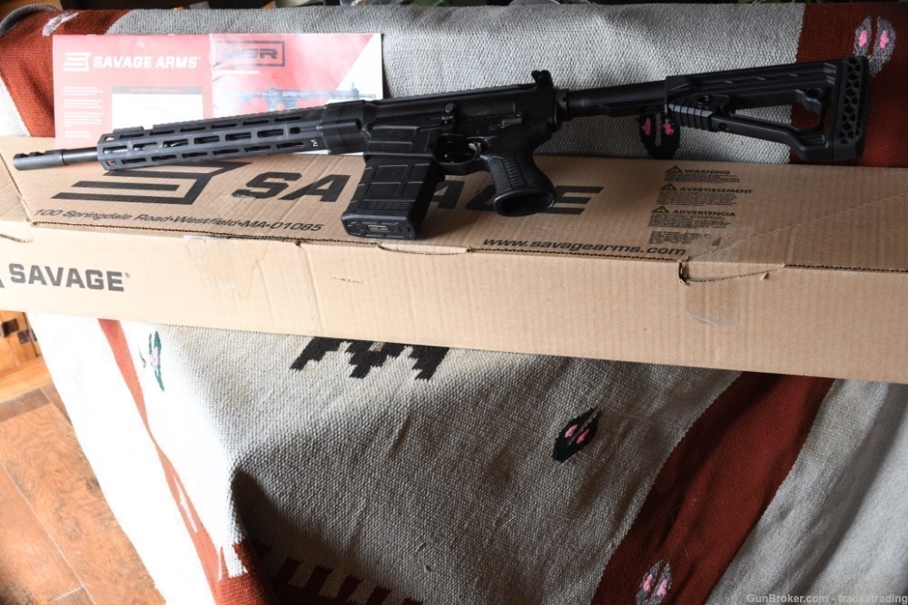 Savage MSR 10 Hunter semi auto rifle w/box as NEW, First year gun-img-2