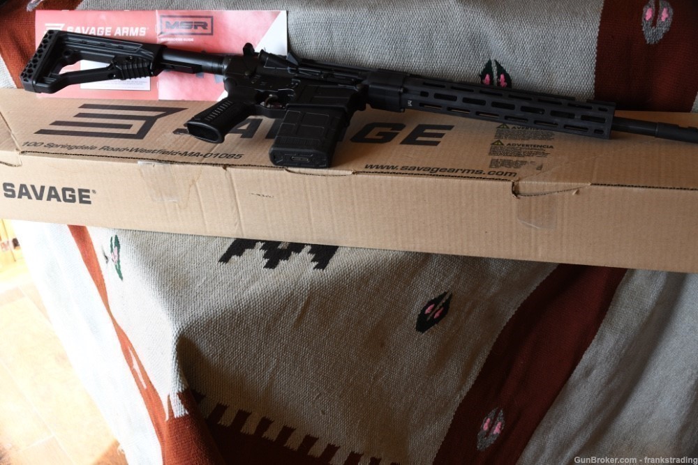 Savage MSR 10 Hunter semi auto rifle w/box as NEW, First year gun-img-8
