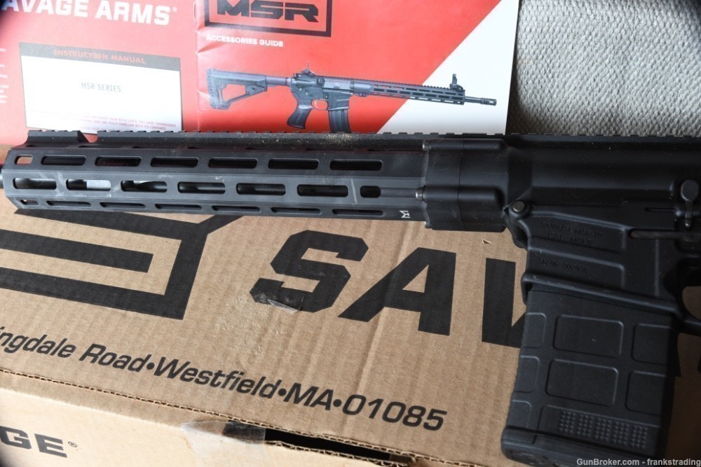 Savage MSR 10 Hunter semi auto rifle w/box as NEW, First year gun-img-5