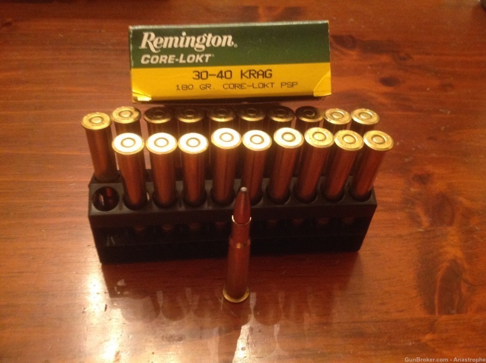 30-40 Krag ammo Remington Core lokt 180 grain .30-40 ammunition-img-0
