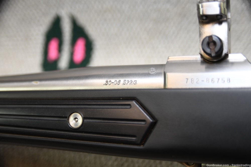 Ruger 77 Mark II rifle 30/06 Spfld w/Boat paddle stock Zytel as NEW condit-img-7