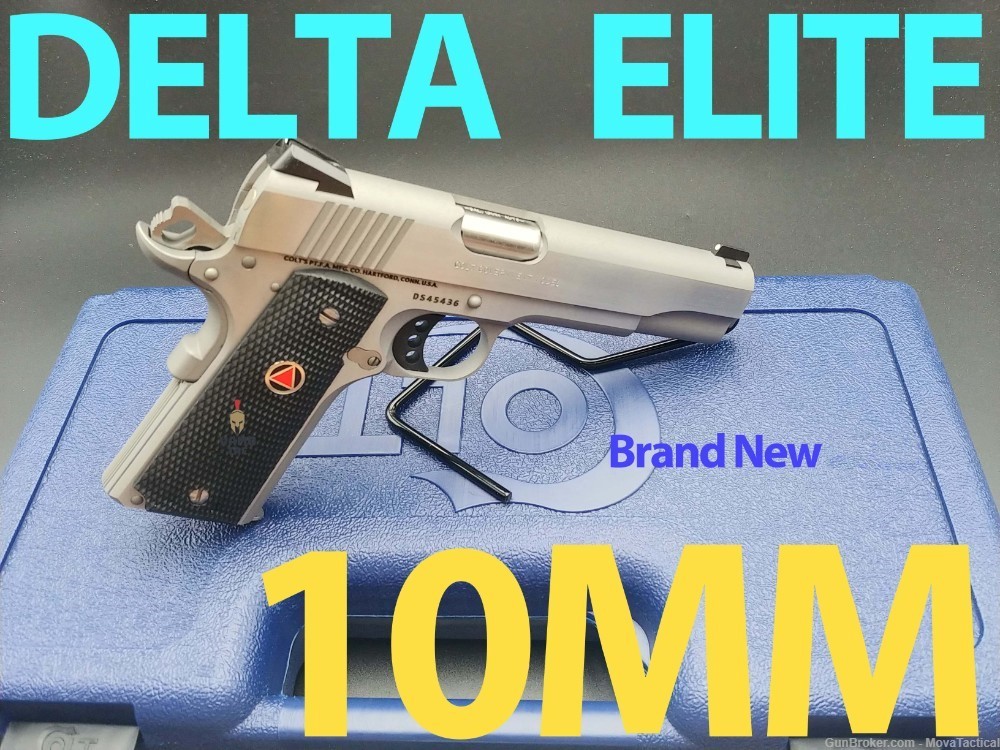 COLT 1911 DELTA 10MM Colt Delta 1911 10MM Elite Series 5", NoVak SIghts-img-0
