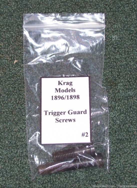 Krag Models 1896/1898 Original Trigger Guard Screw set  #2-img-0