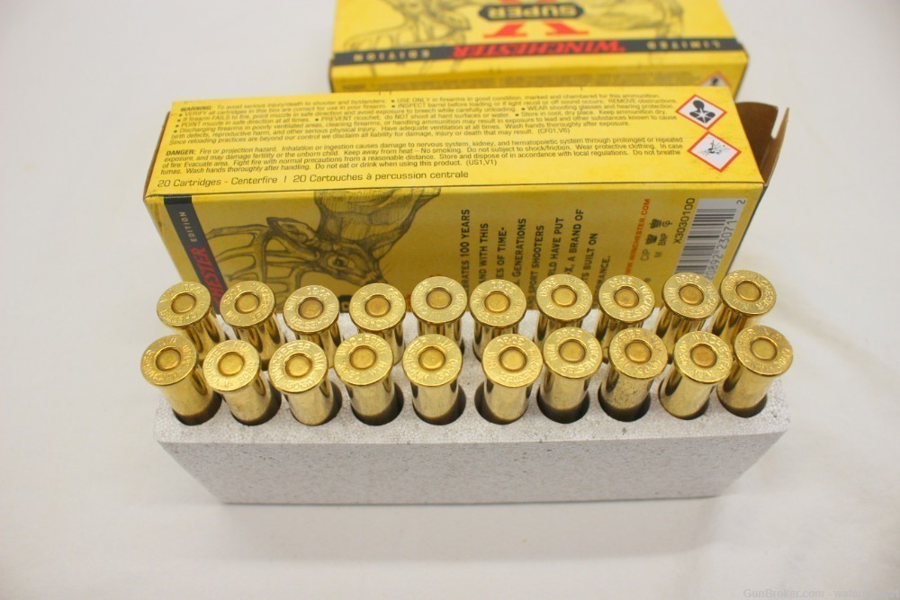 Winchester SUPER X 30-30 Win Ammo Lot 40rds 150gr. POWER-POINT 100th Anniv.-img-5
