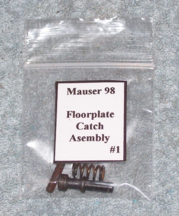 Mauser 98 Floorplate Catch Assembly-img-0