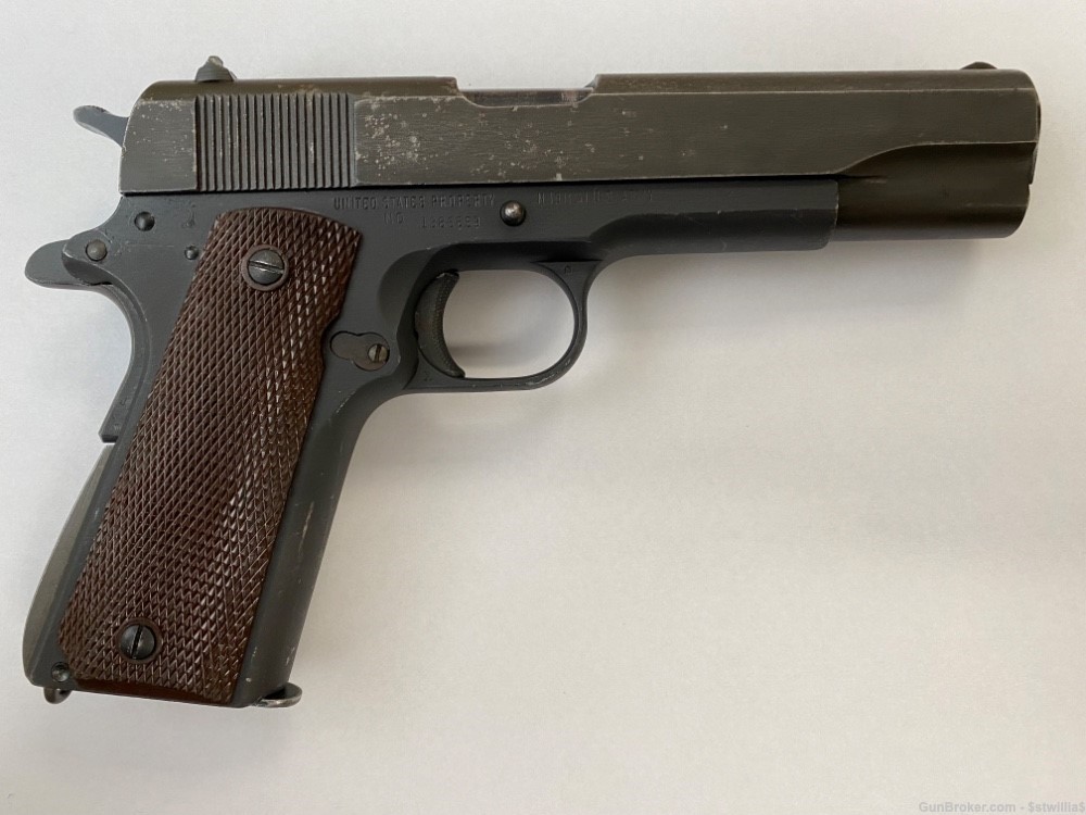 Remington Rand WW 2 1911A1 all correct manufactured early 1944-img-0