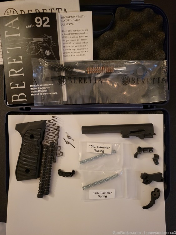 Beretta 92fs spare parts and springs -img-0