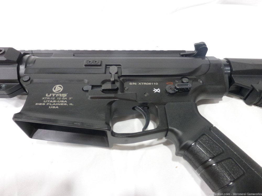 NIB UTAS XTR12 Model 12GA Semi-Auto Shotgun 20.5" 5rd Black XTR12BM1-img-4