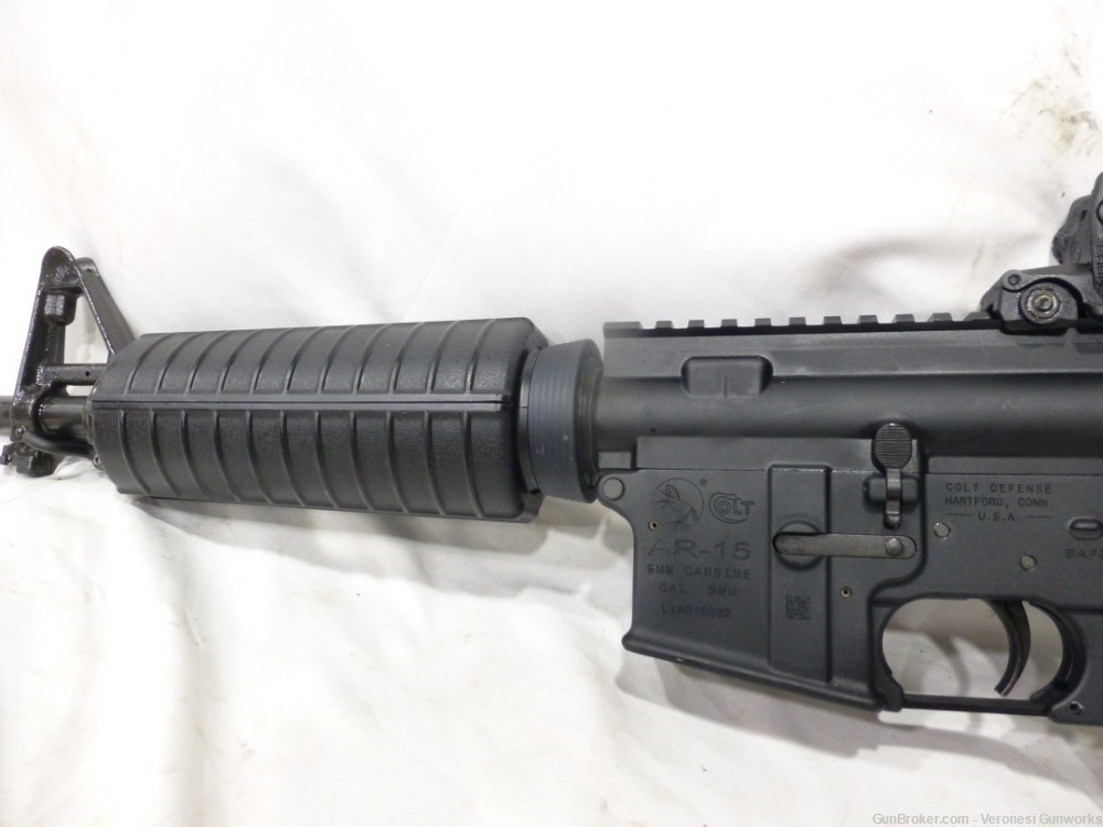 NIB Colt 6951 Rifle 9mm 16" 32 rd BUIS Black AR6951-img-8