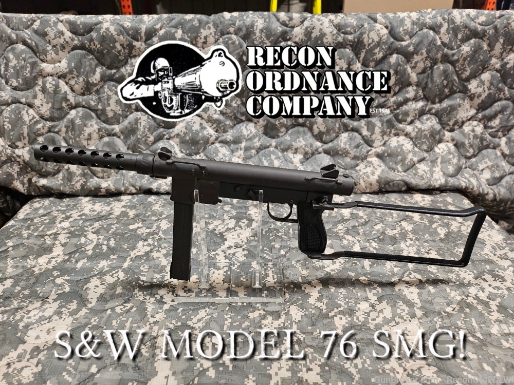 S&W Model 76 SMG Smith & Wesson M76 9mm Sub Machine Gun!-img-0