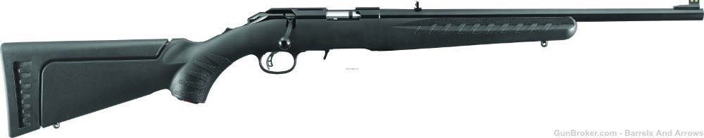 Ruger 8313 American Compact Bolt Action Rifle 17 HMR, RH, 18 in, Satin -img-0