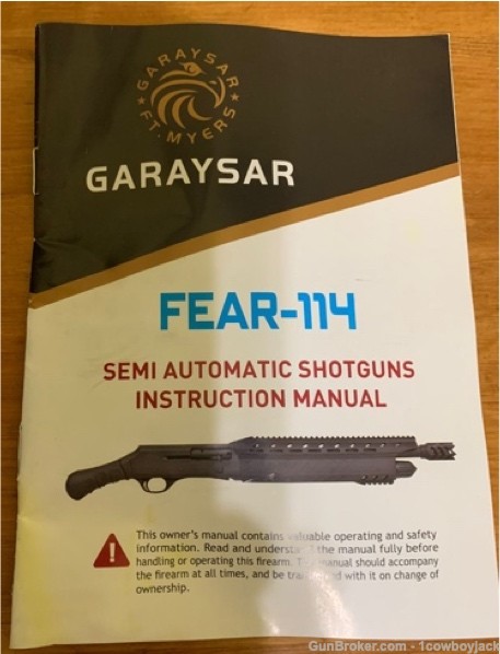 Garaysar Fear Model 114 Semi Shotgun 12 Gauge-img-7